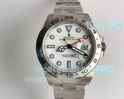 Noob Factory Replica Watches - Rolex Explorer II White Dial Replica Watch For Sale